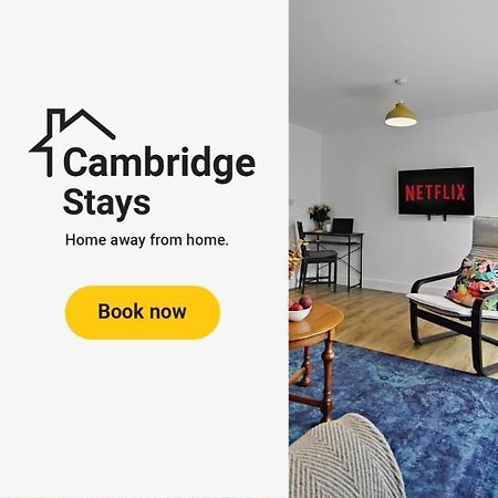 Cambridge Stays Riverside 2Br Flat-Walk To Centre-Parking-Balcony Exteriör bild