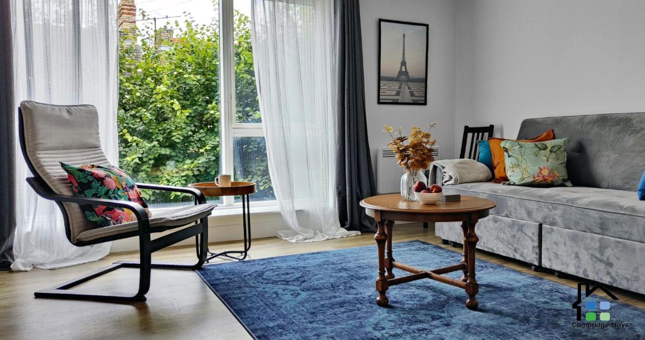 Cambridge Stays Riverside 2Br Flat-Walk To Centre-Parking-Balcony Exteriör bild