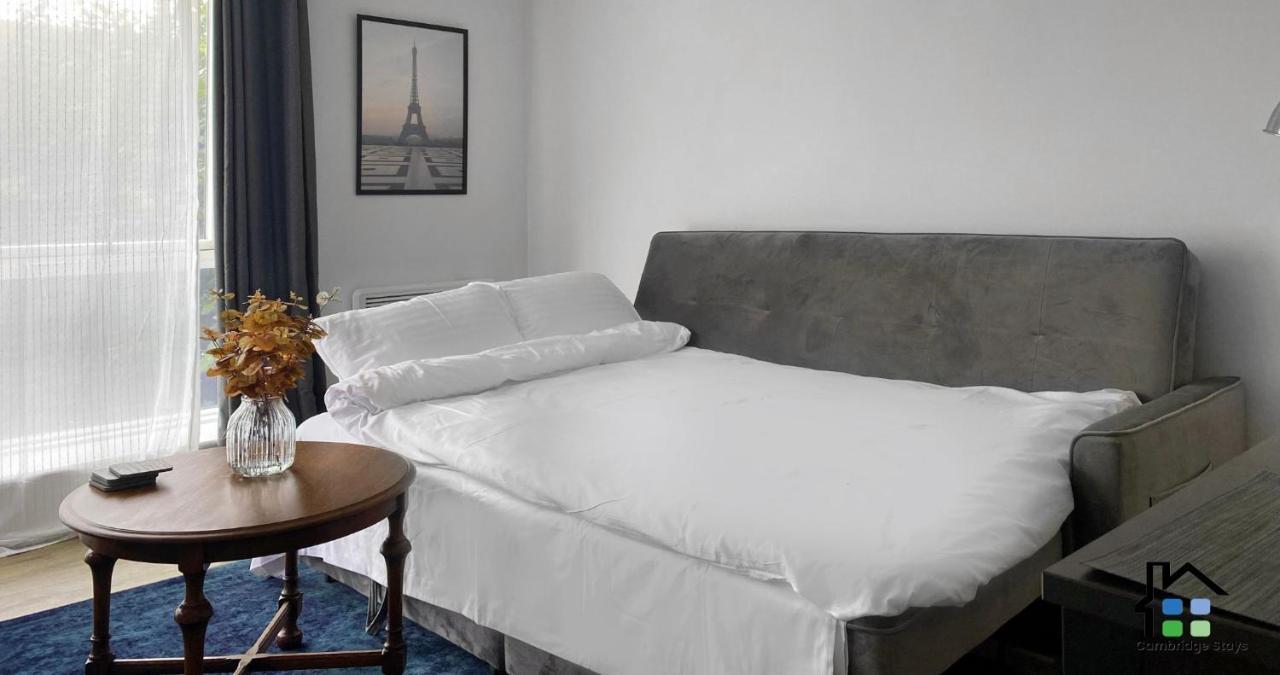 Cambridge Stays Riverside 2Br Flat-Walk To Centre-Parking-Balcony Exteriör bild