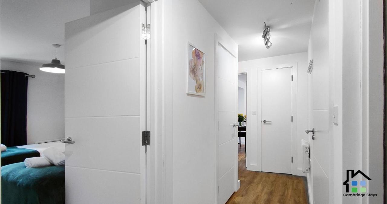 Cambridge Stays Riverside 2Br Flat-Walk To Centre-Parking-Balcony Exteriör bild